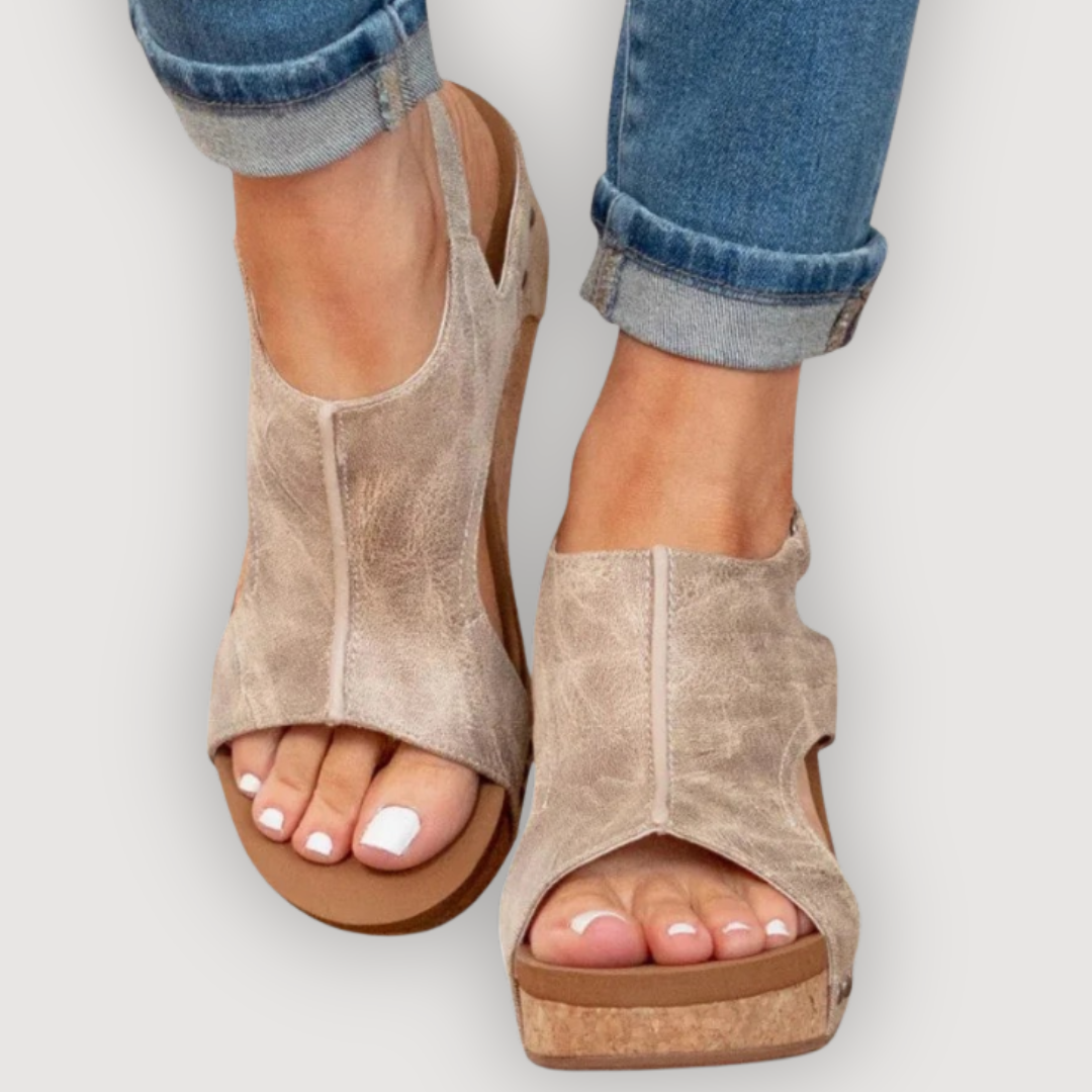 Anne – Comfy Wedge Sandals