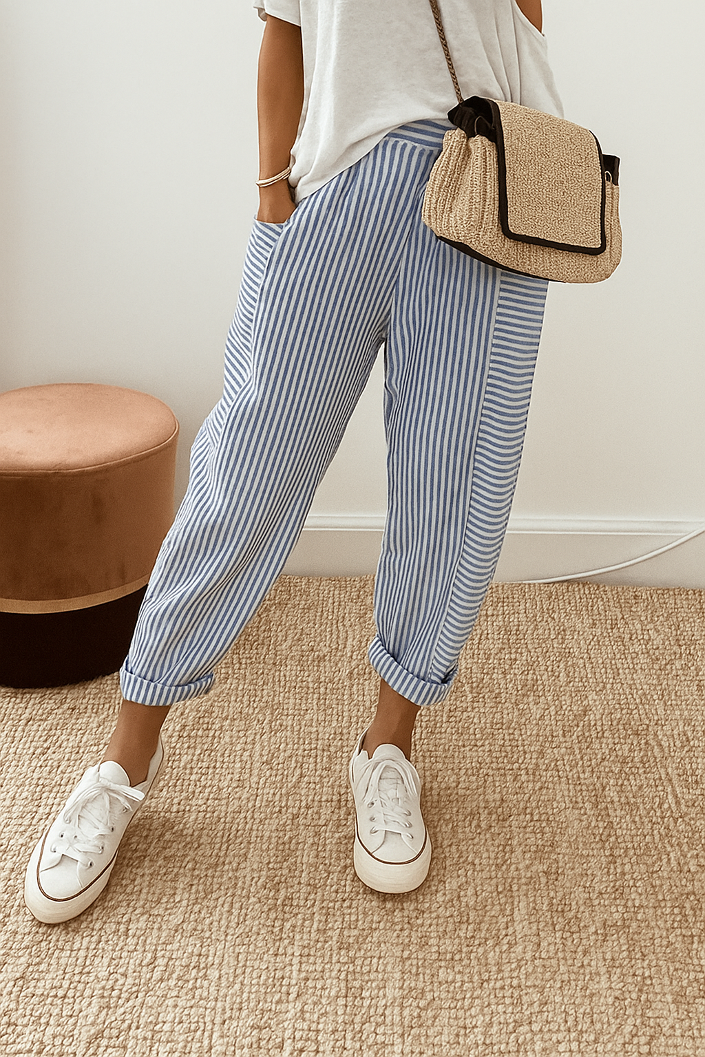 Marlyn Striped Trousers