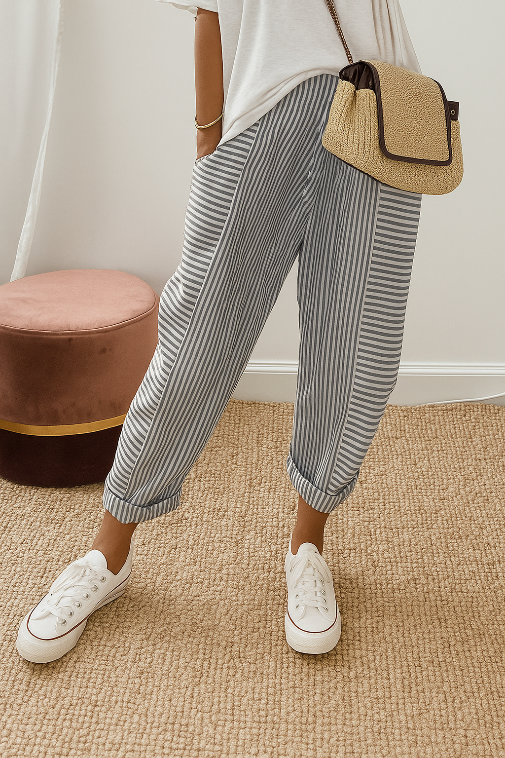 Marlyn Striped Trousers