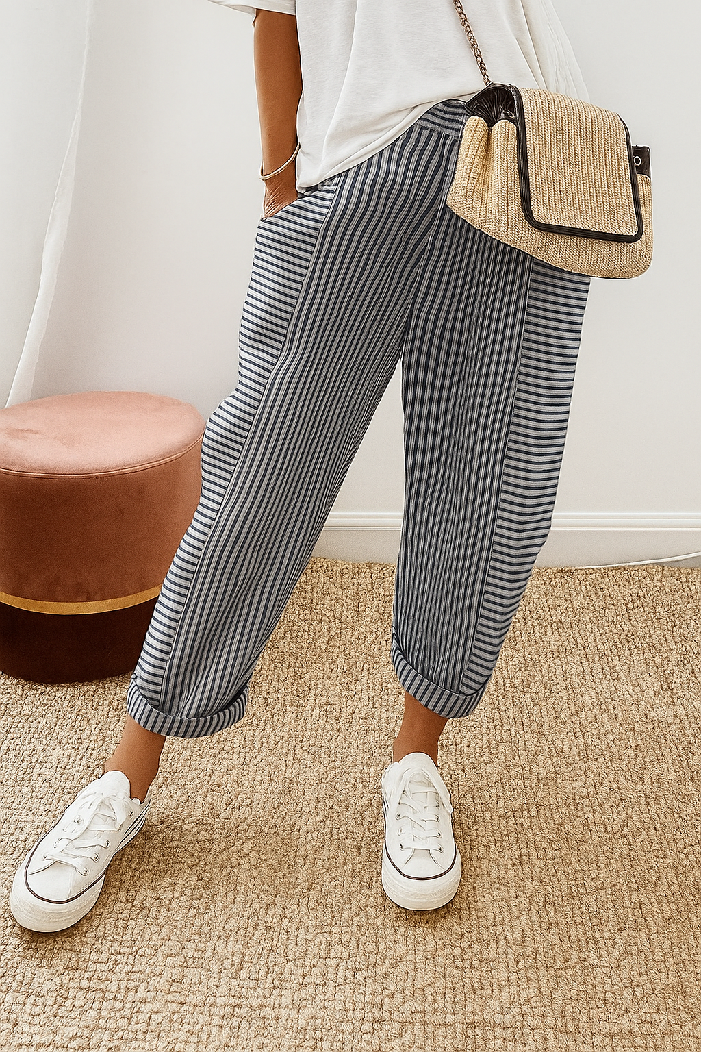 Marlyn Striped Trousers