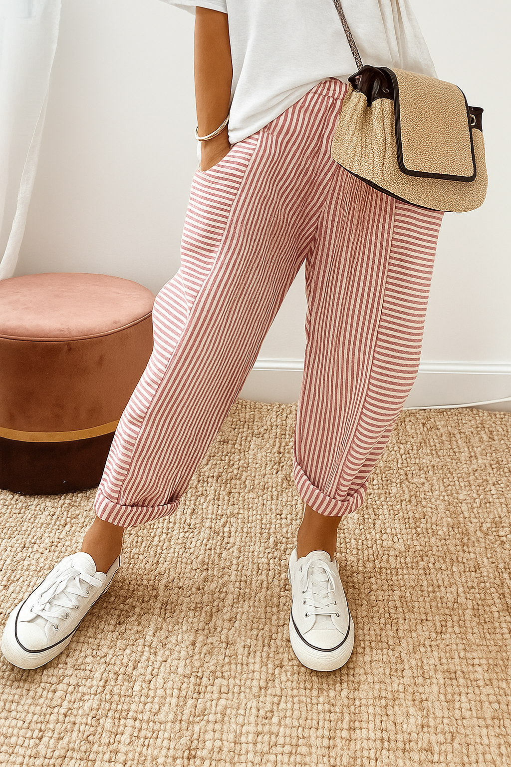 Marlyn Striped Trousers