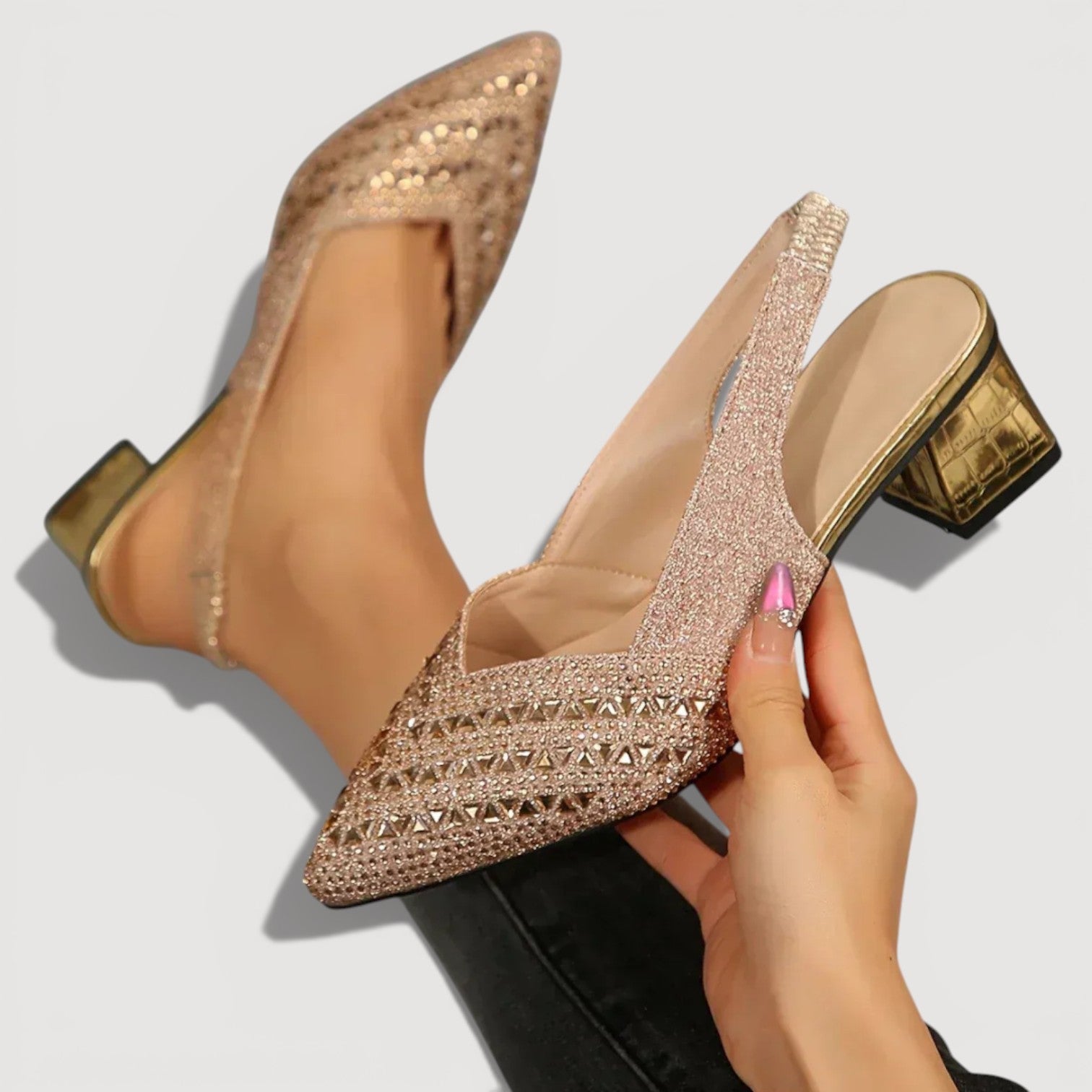 Vanessa –  Elegant Slingback Heels