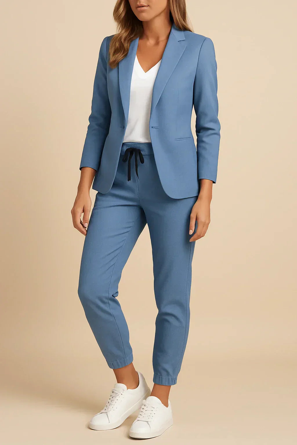 Stassie - Elegant Jacket And Trousers Set