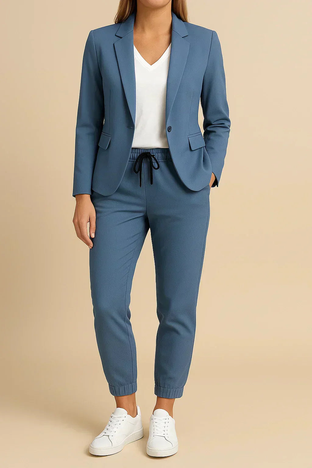 Stassie - Elegant Jacket And Trousers Set