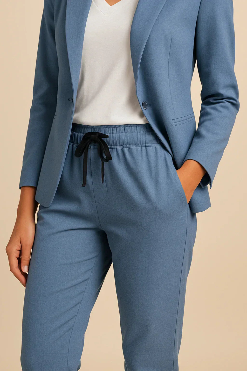 Stassie - Elegant Jacket And Trousers Set