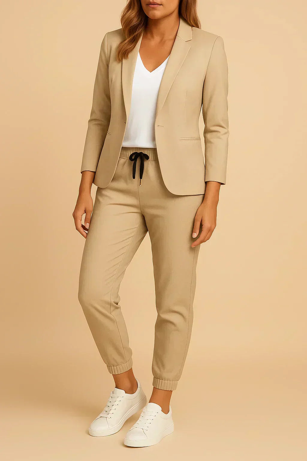 Stassie - Elegant Jacket And Trousers Set