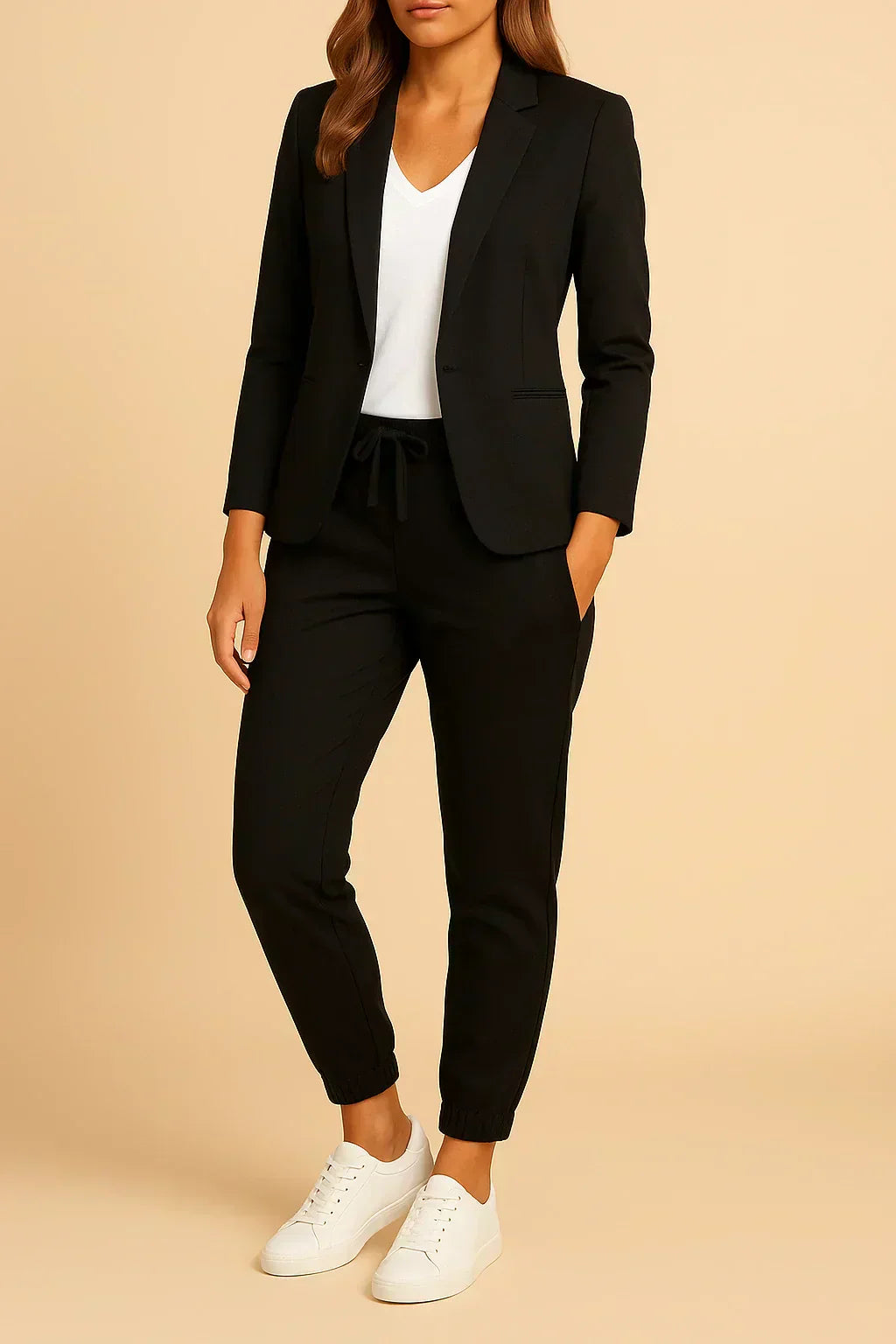 Stassie - Elegant Jacket And Trousers Set