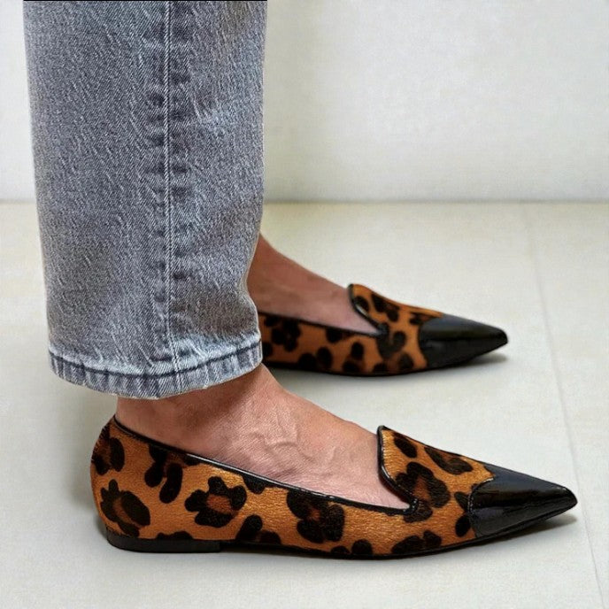 Millie | Refined Animal Print Ballet Flats