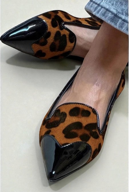 Millie | Refined Animal Print Ballet Flats