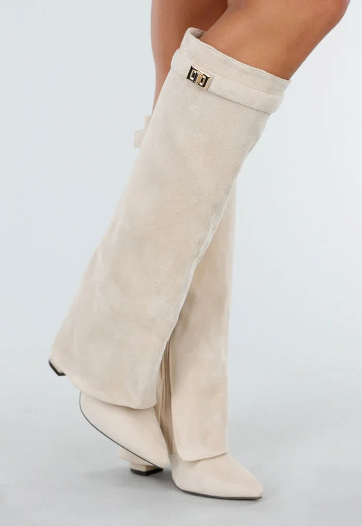 Squalo | Prestige Boots Beige Suede