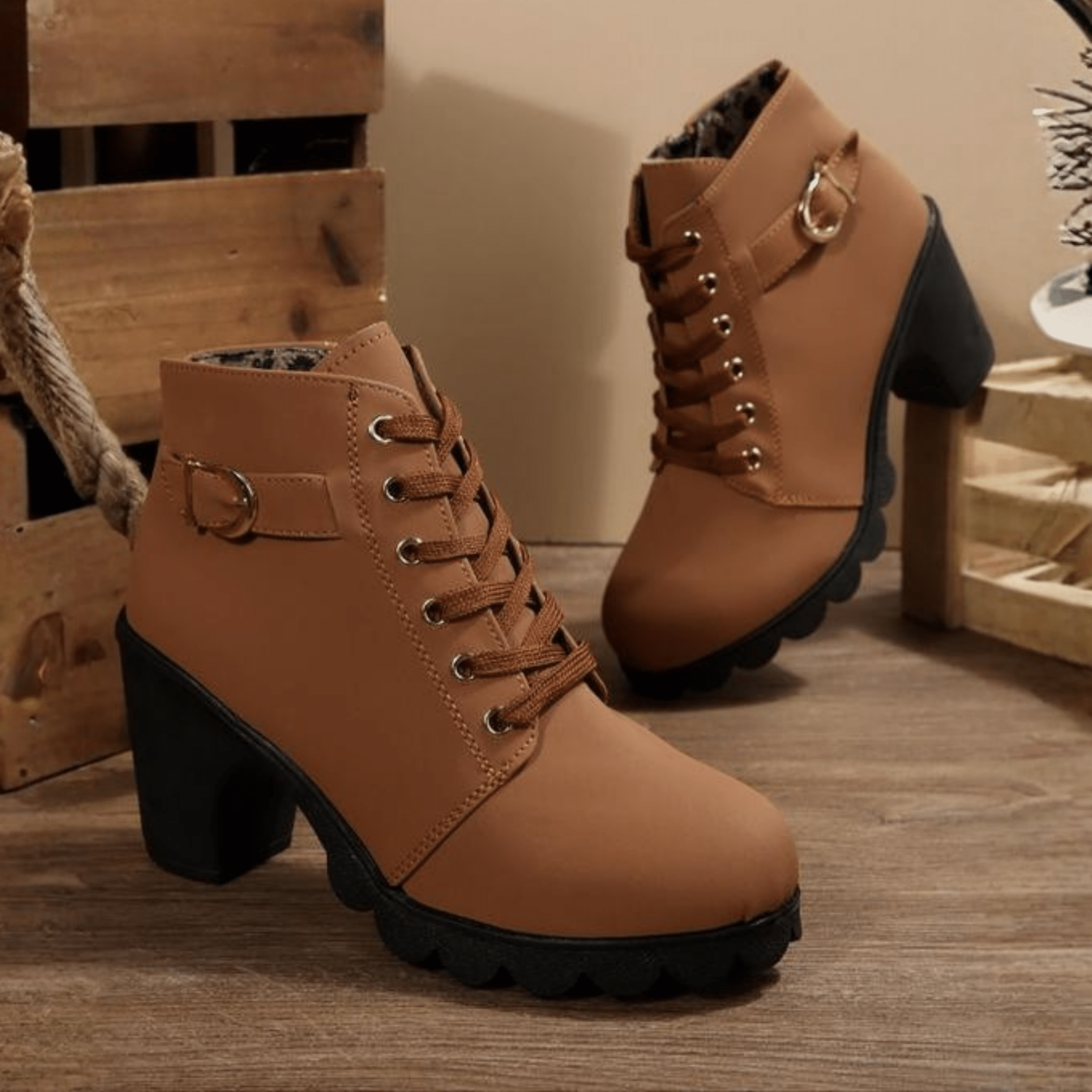 Katy | Chic Chunky Ankle Boots