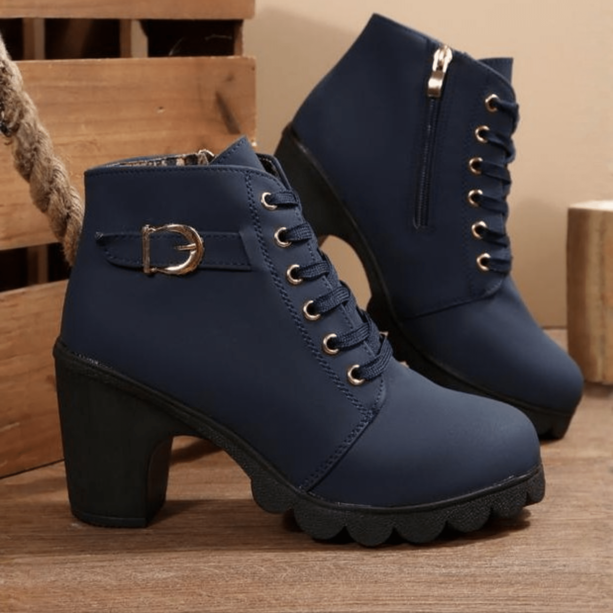 Katy | Chic Chunky Ankle Boots