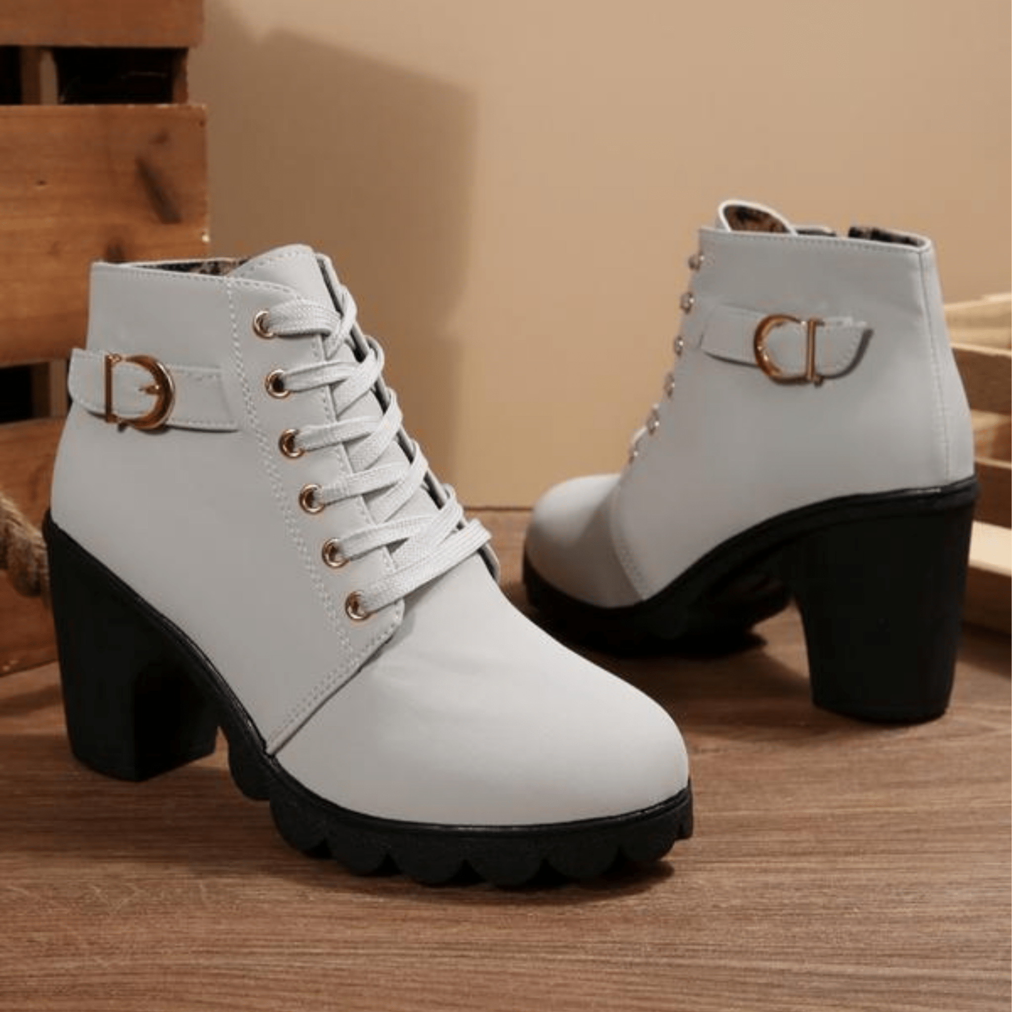 Katy | Chic Chunky Ankle Boots