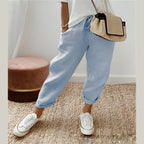 Elisa | Chic Cotton Linen Trousers