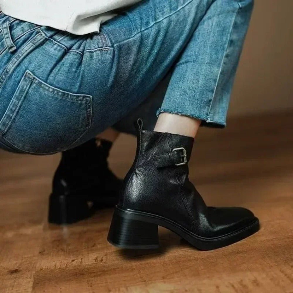 Tessa | Vintage Buckle Boots