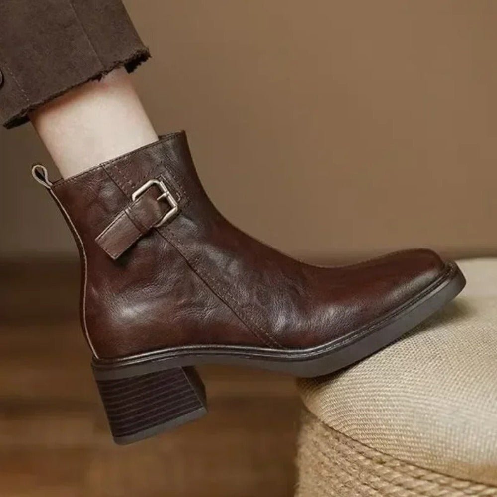 Tessa | Vintage Buckle Boots